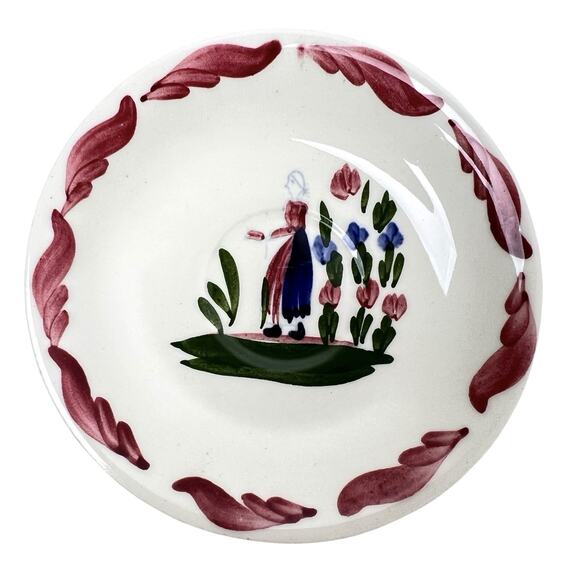 Demitasse Cup & Saucer Set PV France Peasant Village PVF14 Porcelain Collection - Picture 3 of 14